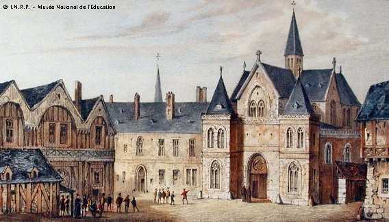 Vista de la universitat de la Sorbona en 1550. CC Edward August, Fourquemin, Nousveaux